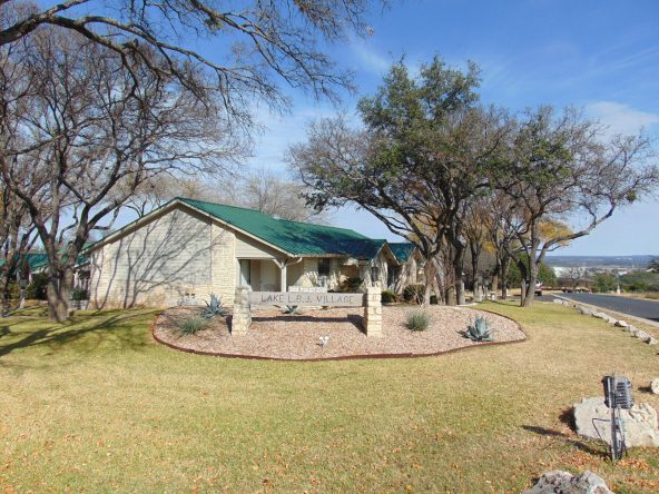 Lake LBJ Village homes, green roof.